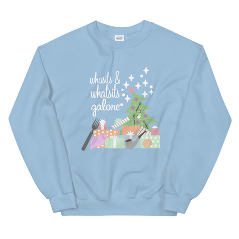 Little Mermaid Whosits and Whatsits Galore Crew Sweatshirt, Mermaid Christmas Shirt Sweatshirt