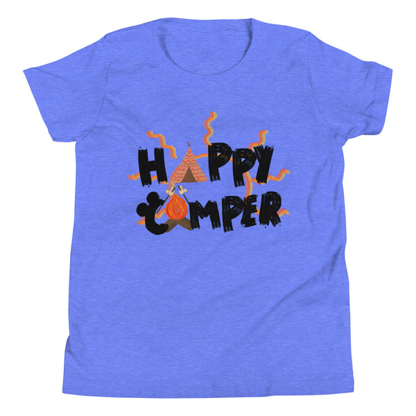 Happy Camper Kids Shirt Disney Fort Wilderness Resort and Campground Camping Kids Shirt