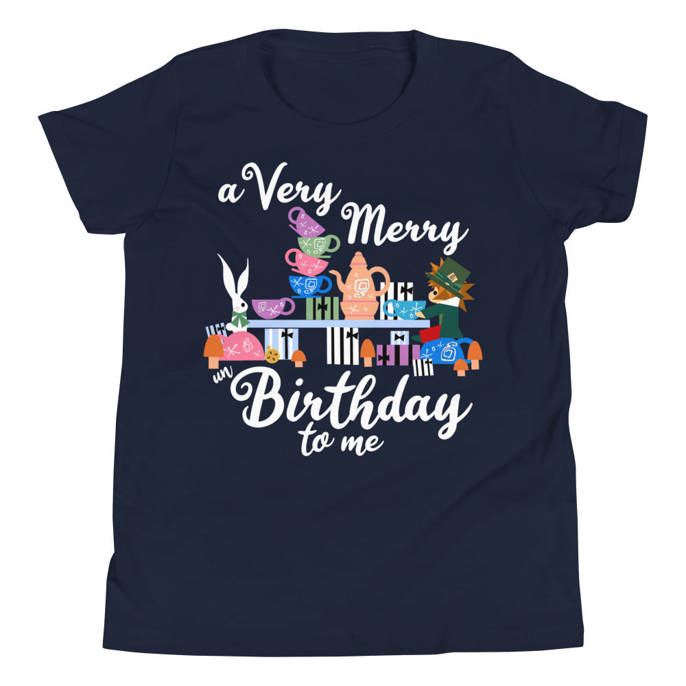 Disney Birthday Kids T-Shirt Alice in Wonderland A Very Merry un Birthday To Me Kids T-Shirt