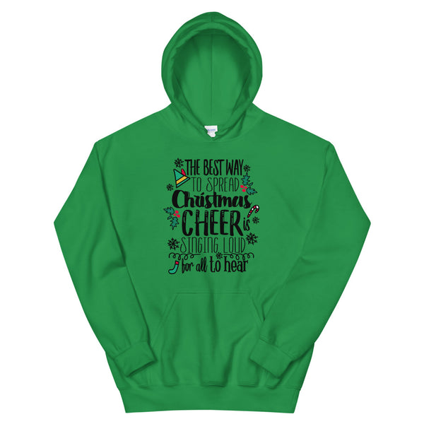 Elf Christmas Hoodie Sweatshirt Buddy the Elf Christmas Shirt for Him Unisex Hoodie Sweatshirt