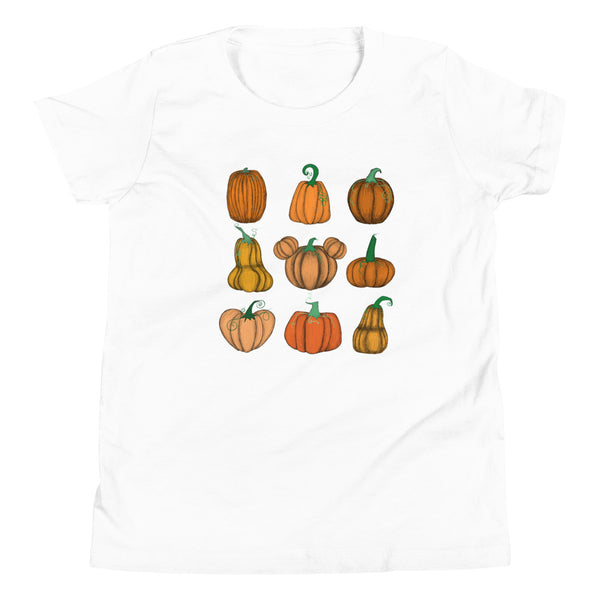 Mickey Pumpkin Patch Kids Fall Short Sleeve Kids T-Shirt