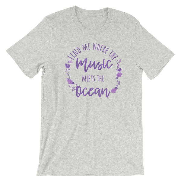 Little Mermaid Music Disney T-Shirt Zac Brown Band Music Meets the Ocean Shirt