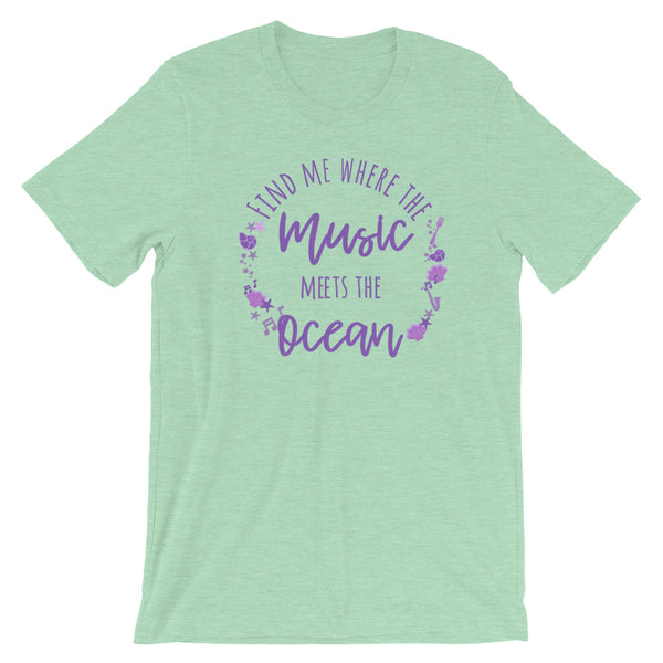Little Mermaid Music Disney T-Shirt Zac Brown Band Music Meets the Ocean Shirt