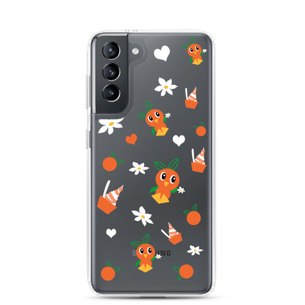 Orange Bird Samsung Phone Case Citrus Swirl Disney World Disneyland Samsung Phone Case