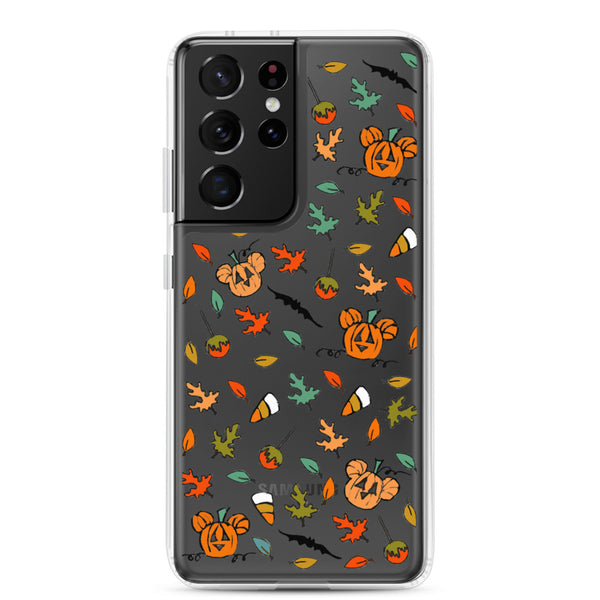 Boo to You Samsung Case Disney Halloween Sketch Mickey Pumpkin Samsung Case