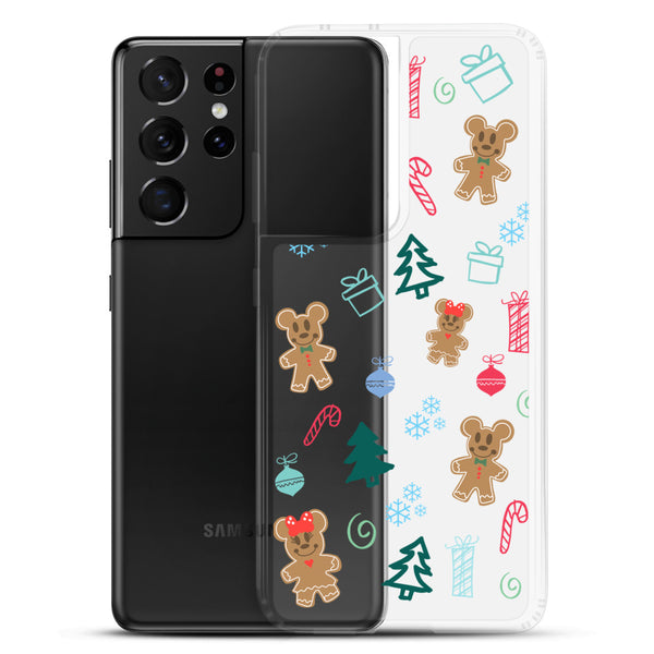 Gingerbread Mickey Holiday Christmas Samsung Case