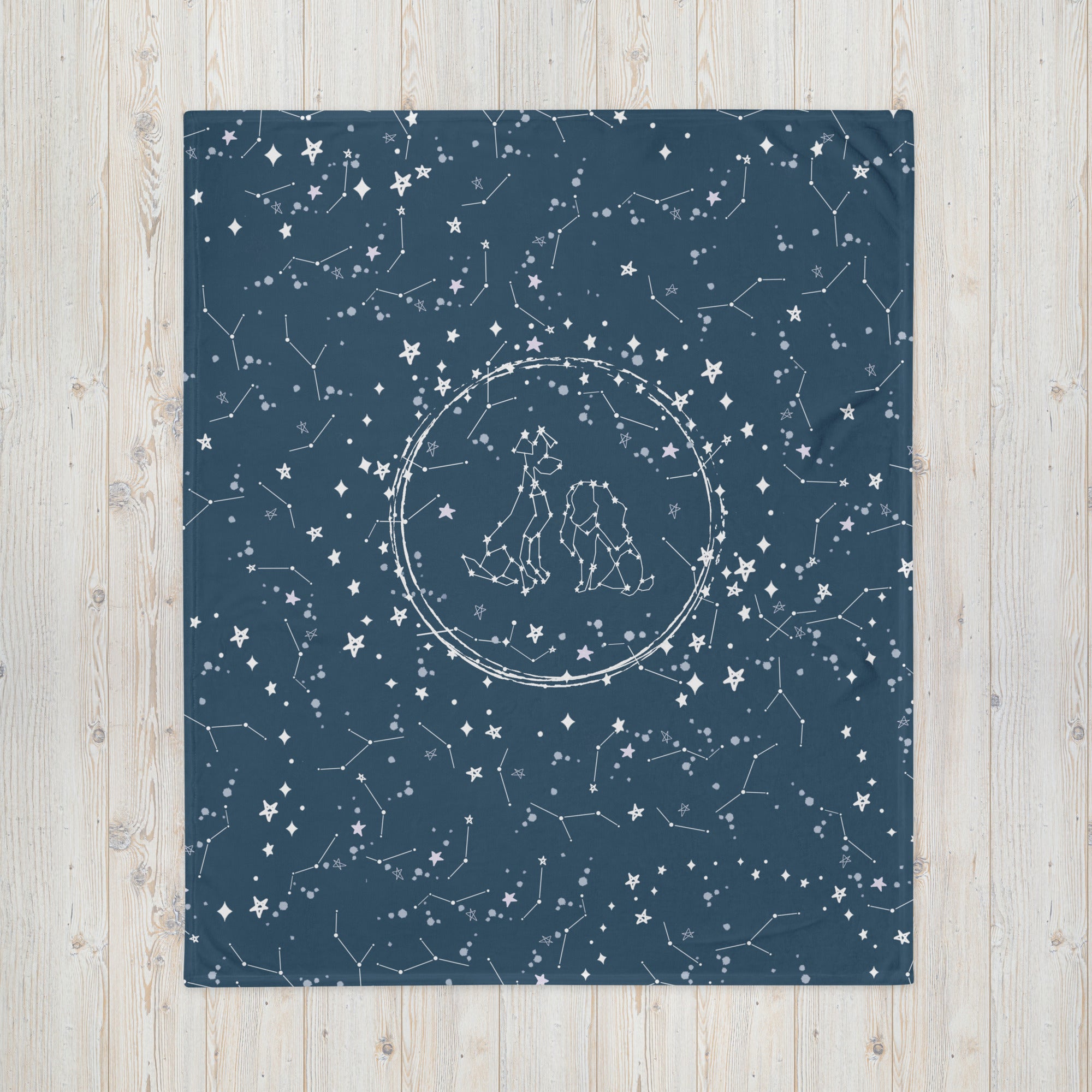 Bella Notte Throw Blanket Lady and the Tramp Disney Constellation Stars Throw Blanket