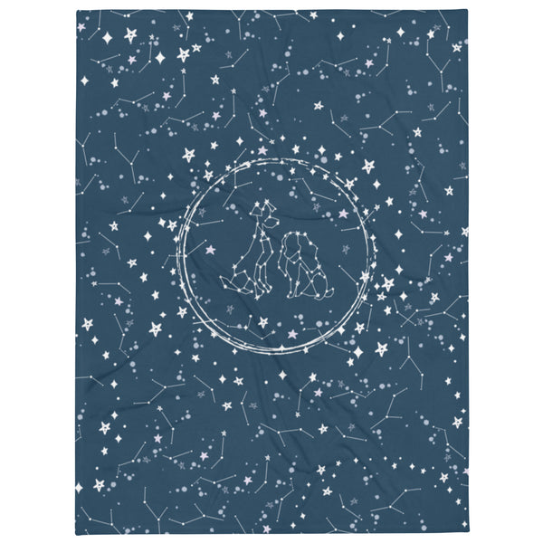 Bella Notte Throw Blanket Lady and the Tramp Disney Constellation Stars Throw Blanket