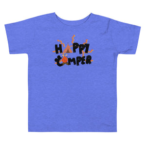 Happy Camper Fort Wilderness Resort and Campground Vacation Toddler Short Sleeve Tee