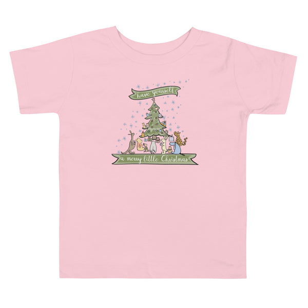 Winnie the Pooh Christmas Toddler T-Shirt Have Yourself a Merry Little Christmas Disney Toddler T-Shirt