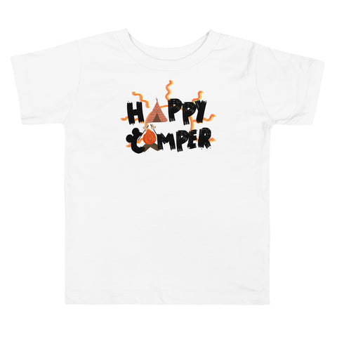 Happy Camper Fort Wilderness Resort and Campground Vacation Toddler Short Sleeve Tee