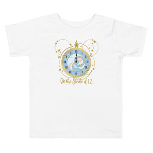 Cinderella Midnight Toddler T-shirt Disney New Years Eve Clock Toddler T-shirt