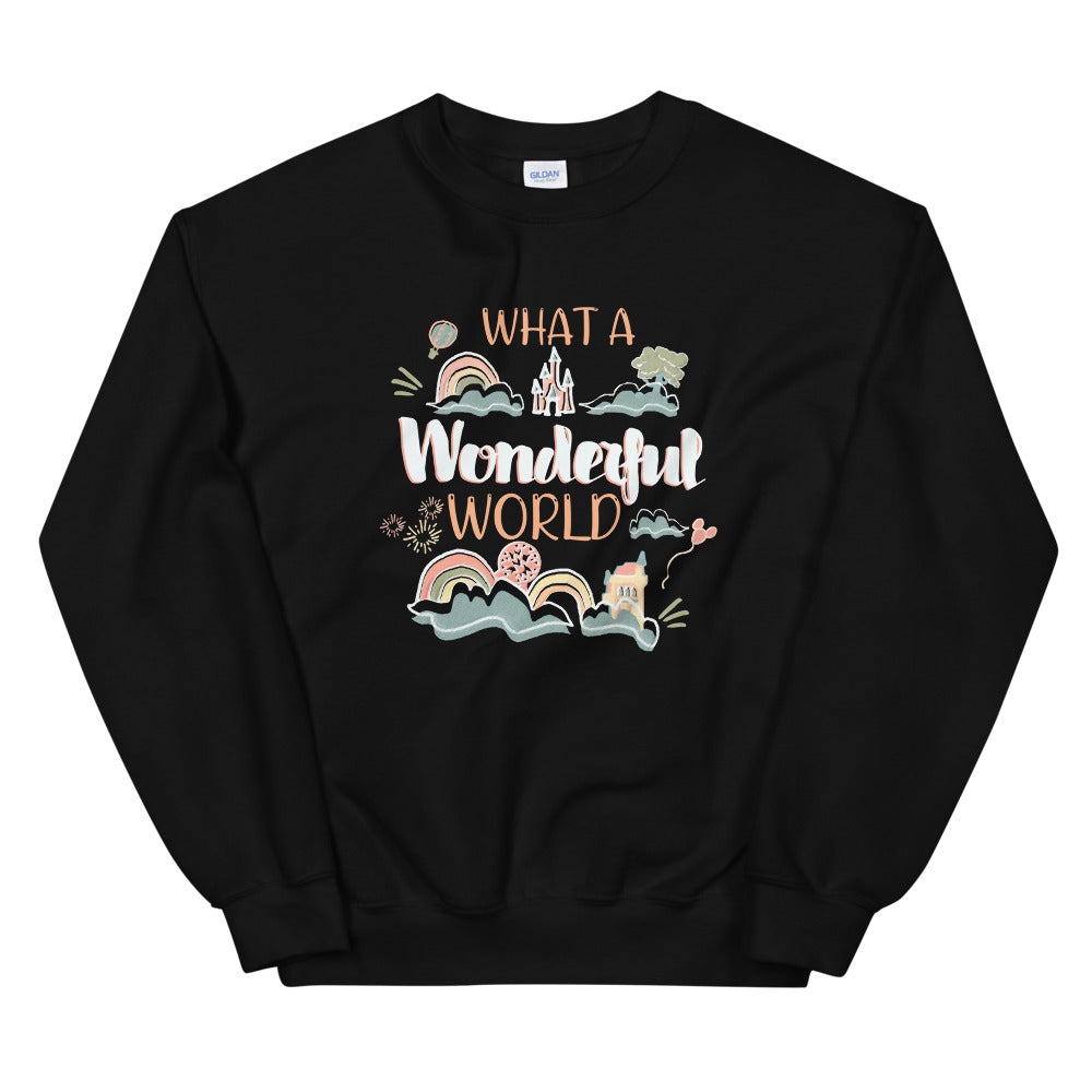 Wonderful World of Disney Sweatshirt Walt Disney World Parks Unisex Crew Sweatshirt