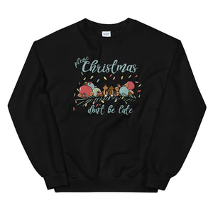 Chip and Dale Christmas Sweatshirt Please Christmas Don't Be Late Chipmunk Song Sweatshirt