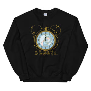 Cinderella Midnight Clock Sweatshirt Disney New Years Eve Unisex Sweatshirt