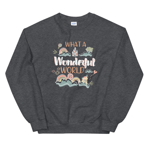 Wonderful World of Disney Sweatshirt Walt Disney World Parks Unisex Crew Sweatshirt