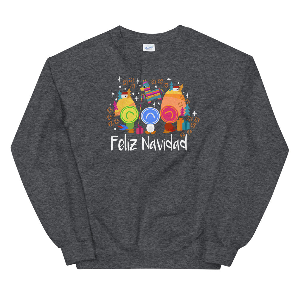 Three Caballeros Christmas Sweatshirt Disney 3 Caballeros Feliz Navida Polka Dot Pixie Shop