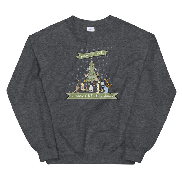 Winnie the Pooh Christmas Sweatshirt Have Yourself a Merry Little Christmas Disney Sweatshirt