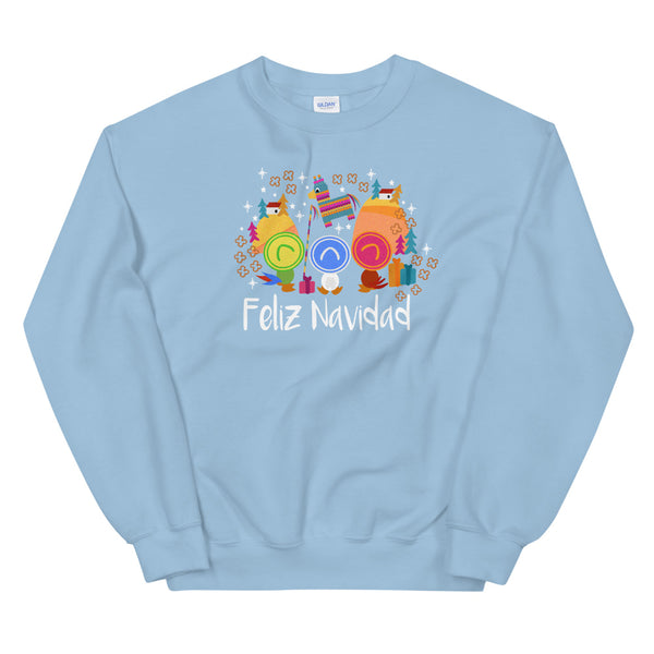 Three Caballeros Christmas Sweatshirt Disney 3 Caballeros Feliz Navidad Sweatshirt