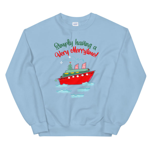 Very Merrytime Sweatshirt Disney Cruise DCL Disney Christmas Cruise Unisex Sweatshirt