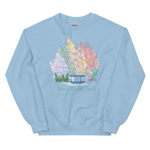 Living with the Land Sweatshirt Epcot Park Walt Disney World Unisex Sweatshirt