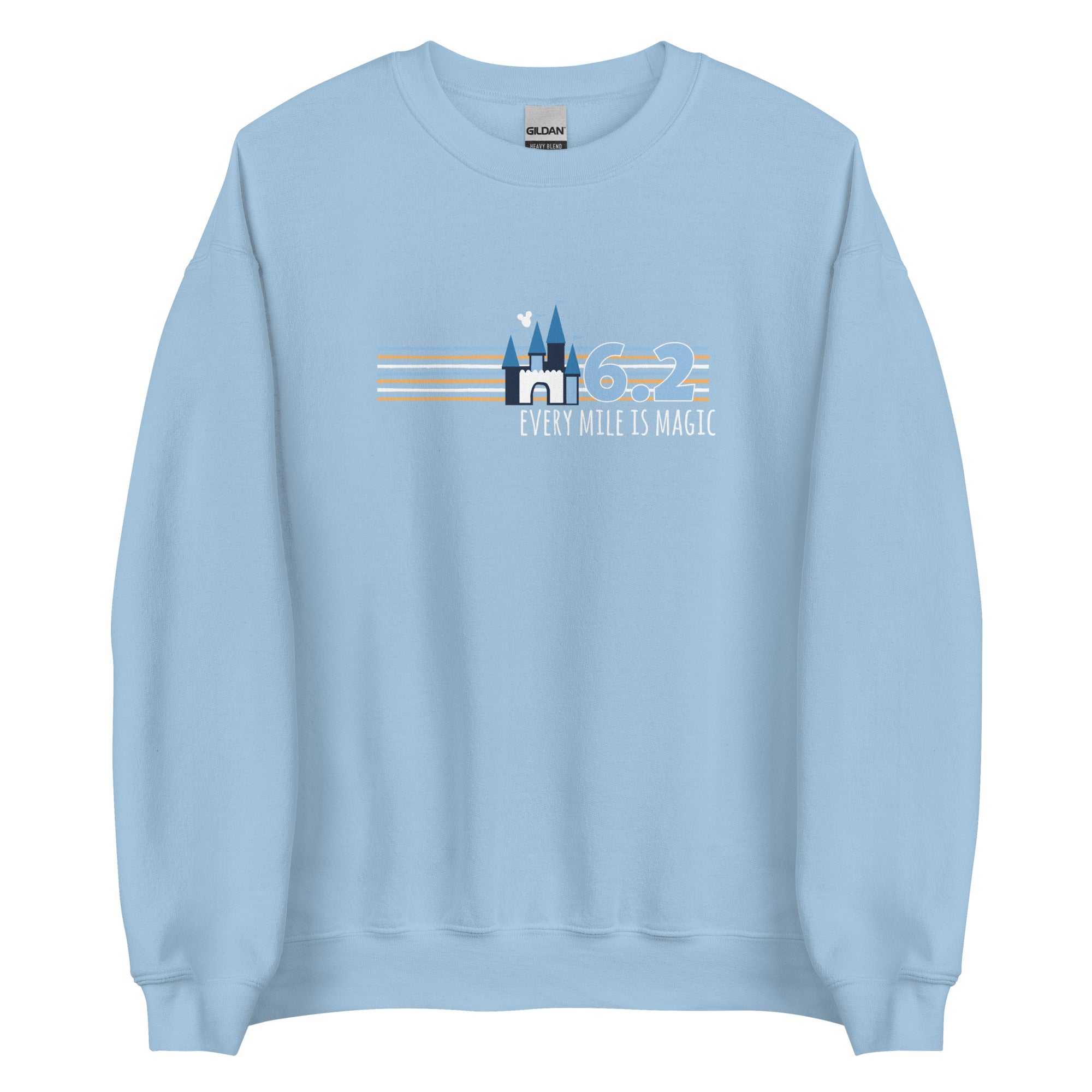 runDisney Every Mile is Magic Disney Castle Running 6.2 Miles 10K Unisex Sweatshirt