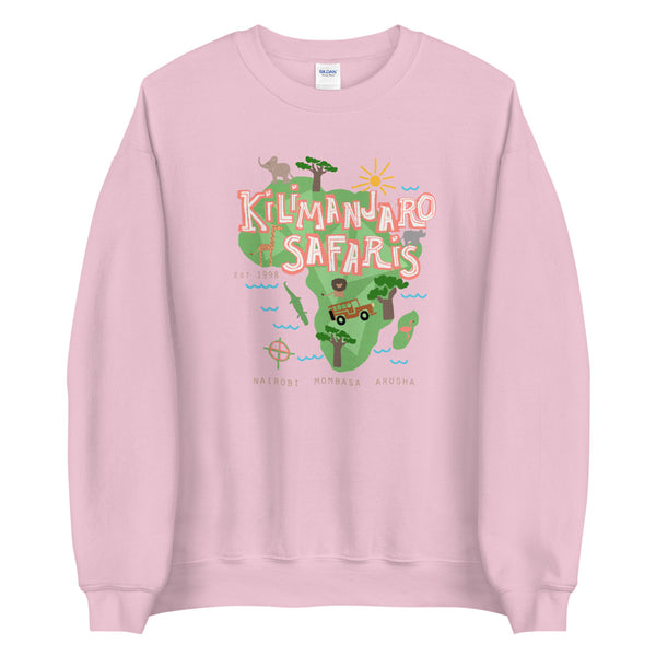 Kilimanjaro Safari Sweatshirt Disney Animal Kingdom Crew Neck Unisex Sweatshirt