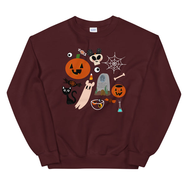 Disney Creepy Cute Halloween Sweater Fall Unisex Sweatshirt