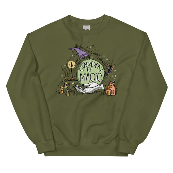 Hocus Pocus Garden of Magic Sweatshirt Disney Halloween Shirt Sarah Sanderson's Song Halloween Unisex Sweatshirt