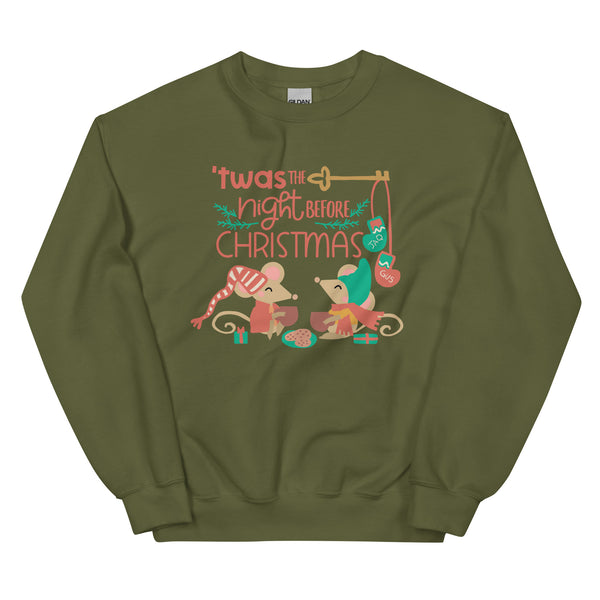 Cinderella Christmas with Jaq and Gus Sweatshirt Disney Christmas Sweatshirt