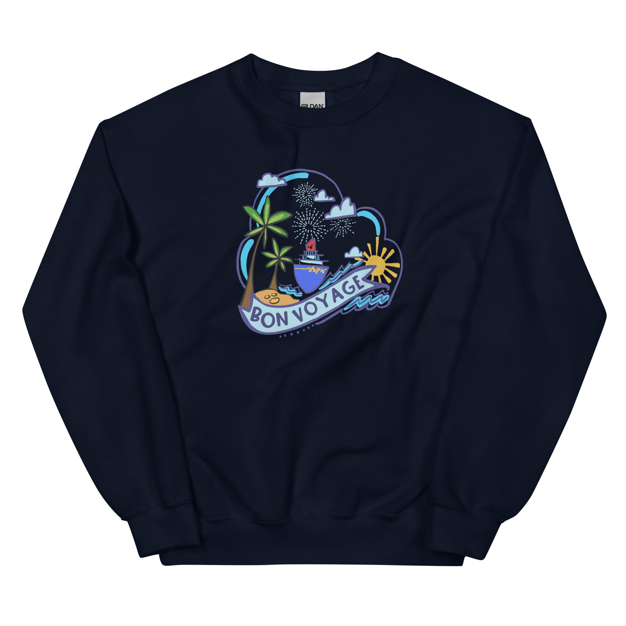 Bon Voyage Sweatshirt Disney Cruise Shirt Castaway Cay Sweatshirt