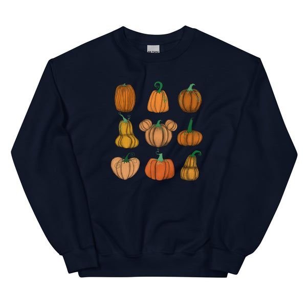 Mickey Pumpkin Patch Sweatshirt Halloween Pumpkin Patch Fall Unisex Sweatshirt