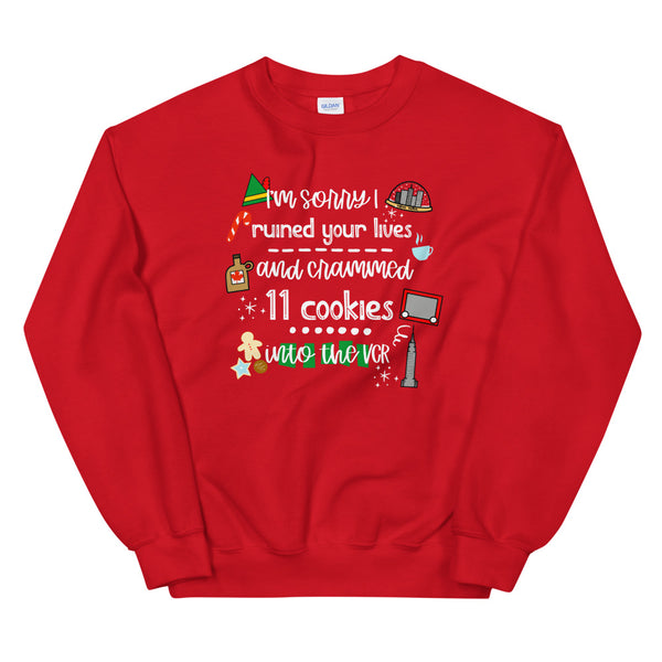 Elf Christmas Cookies Buddy the Elf Unisex Sweatshirt