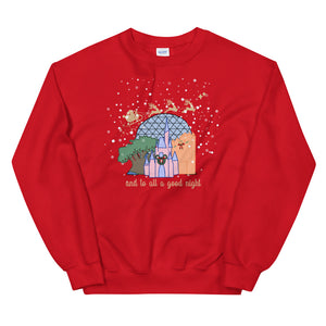 Christmas at Walt Disney World with Santa Unisex Sweatshirt