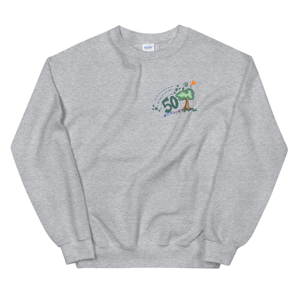 Animal Kingdom 50th Anniversary Sweatshirt TWO-SIDED Tree of Life Disney Unisex Sweatshirt