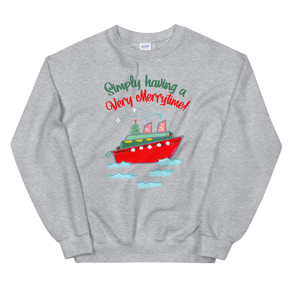 Very Merrytime Sweatshirt Disney Cruise DCL Disney Christmas Cruise Unisex Sweatshirt