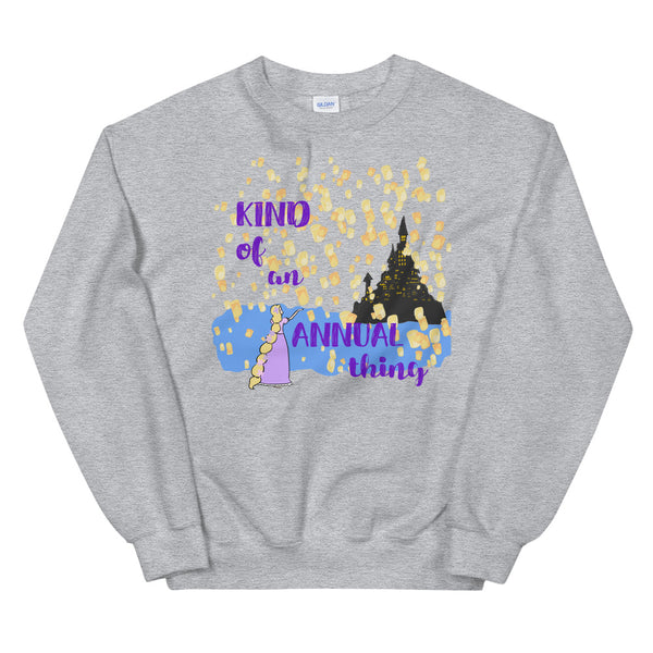 Tangled Birthday Celebration Rapunzel Disney New Year Unisex Sweatshirt