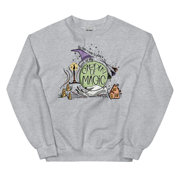 Hocus Pocus Garden of Magic Sweatshirt Disney Halloween Shirt Sarah Sanderson's Song Halloween Unisex Sweatshirt