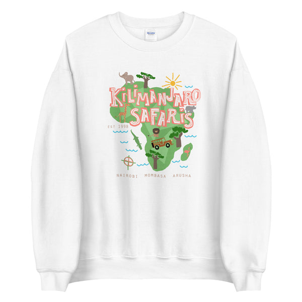 Kilimanjaro Safari Sweatshirt Disney Animal Kingdom Crew Neck Unisex Sweatshirt