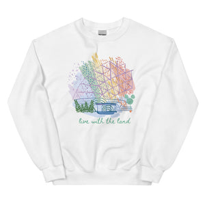 Living with the Land Sweatshirt Epcot Park Walt Disney World Unisex Sweatshirt