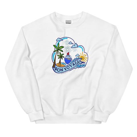 Bon Voyage Sweatshirt Disney Cruise Shirt Castaway Cay Sweatshirt