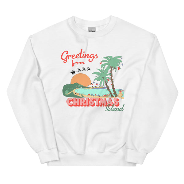 Castaway Cay Christmas Island Disney Cruise Line Very Merrytime Unisex Sweatshirt