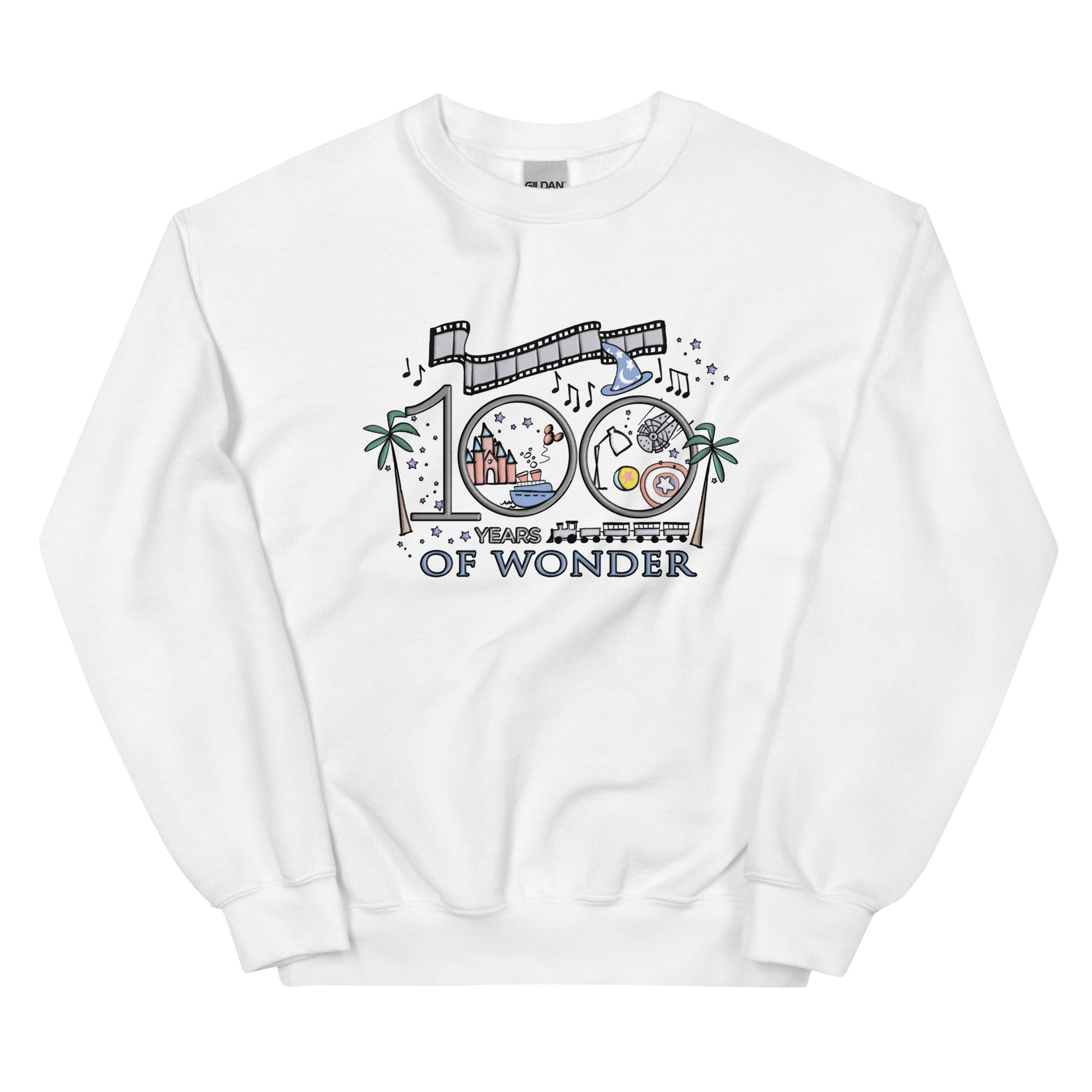 Disney Parks 100 Year Anniversary authentic Sweatshirt