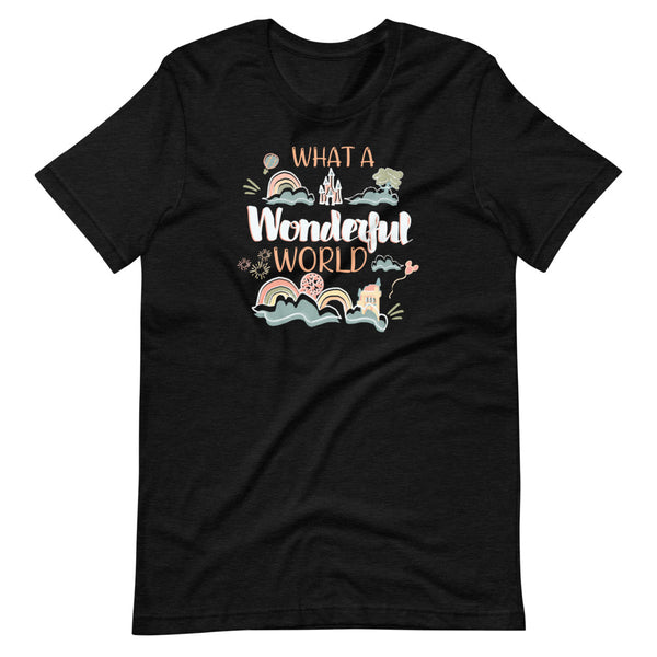 Wonderful World of Disney T-Shirt Walt Disney World Parks Unisex T-Shirt FRONT ONLY