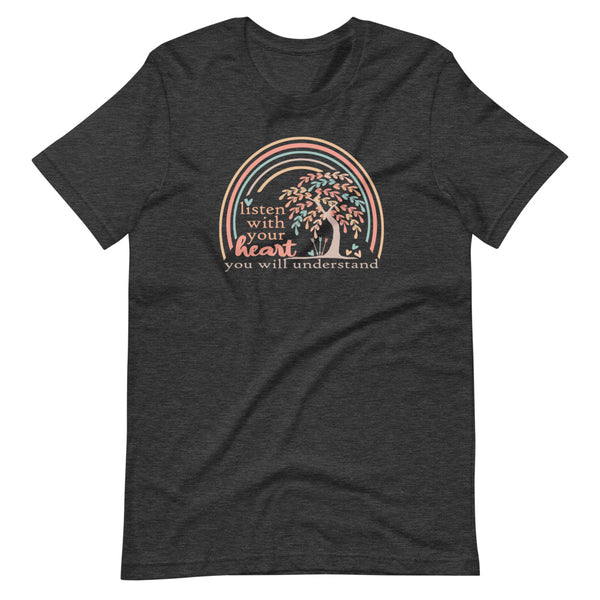 Pocahontas Grandma Willow T-Shirt Listen with your Heart Disney T-shirt