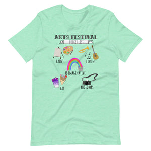 Epcot Festival of the Arts T-Shirt Bucket List Painting Disney Epcot Arts T-Shirt