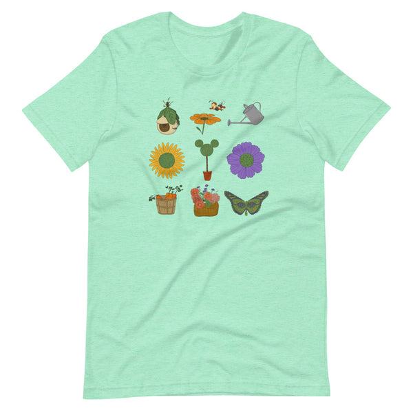 Mickey Topiary Flower and Garden Festival Short-Sleeve Unisex T-Shirt