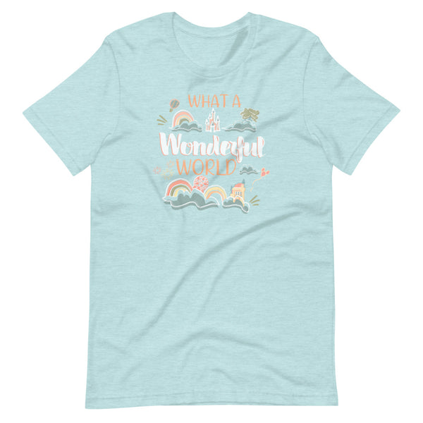 Wonderful World of Disney T-Shirt Walt Disney World Parks Unisex T-Shirt FRONT ONLY