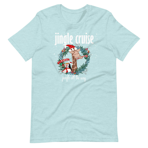 Jingle Cruise Giraffe T-shirt Disney Jungle Cruise Christmas Unisex T-Shirt
