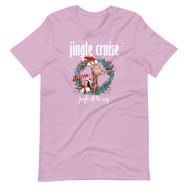 Jingle Cruise Giraffe T-shirt Disney Jungle Cruise Christmas Unisex T-Shirt